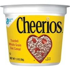 GENERAL MILLS GNM SN13896 — Cheerios Cereal-in-a-Cup - - 1 Serving Cup - 1.30 oz - 6 / Pack
