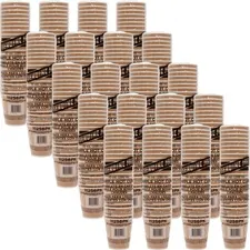 Genuine Joe GJO 11256CT — Joe Ripple Hot Cups - 10 fl oz - 500 / Carton - Brown - Hot Drink
