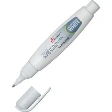 National Industries For the Blind 7510013861609 — SKILCRAFT Multipurpose Correction Pen - Metal Tip Applicator - Fast-drying, Pocket Clip, Rubber Grip - 1 Each