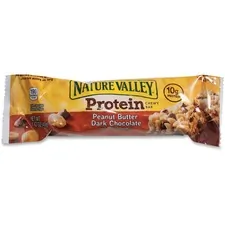 GENERAL MILLS GNM SN31849 — NATURE VALLEY Peanut Butter Protein Bar - Peanut Butter, Dark Chocolate - 16 / Box