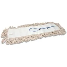 Genuine Joe GJO 24500 — Joe GJO24500, Disposable Dust Mop Refill, 1 Each, Natural - 5 Width x 24 Length - Cotton, Synthetic