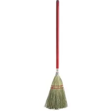 Genuine Joe GJO 11501 — Joe GJO11501, Toy Corn Fiber Broom, 1 Each, Natural - 24 Handle Length - Wood Handle - 1 Each - Natural
