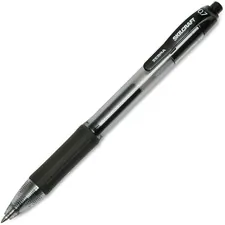 National Industries For the Blind 7520016473133 — SKILCRAFT Zebra Medium Point Retractable Gel Pen - Medium Pen Point - Retractable - Black Gel-based Ink - Clear, Black Barrel - 12 / Dozen