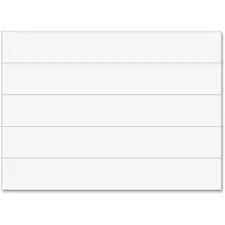 BI-SILQUE VISUAL COMMUNICATION PRODUCTS BVC FM2518 — MasterVision 6 Magnetic Dry Erase Strips - 0.88 Length x 6 Width - 25 / Pack - White