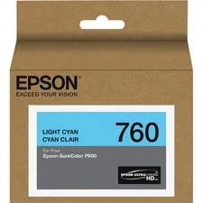 EPSON T760520 — T760 ULTRACHROME HD LIGHT CYAN INK