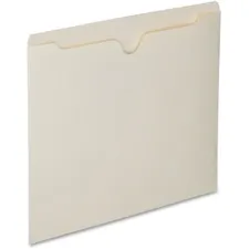 National Industries For the Blind 7530016321016 — SKILCRAFT Straight Tab Cut Letter Recycled File Jacket - 8 1/2 x 11 - Manila - Manila - 30% Recycled - 100 / Box