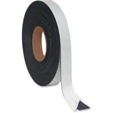 BI-SILQUE VISUAL COMMUNICATION PRODUCTS BVC FM2321 — MasterVision 1/2 Adhesive Magnetic Roll Tape - 16.67 yd Length x 0.50 Width - 1 Each - Black