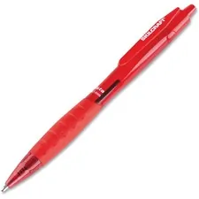 National Industries For the Blind 7520016451149 — SKILCRAFT Retractable Ballpoint Pen - 1.4 mm Pen Point Size - Refillable - Retractable - Red - Transparent Barrel - 12 / Dozen