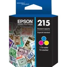 EPSON T215530 — Epson 215 Ink Cartridge - Tri-color - Inkjet - 215 Pages - 1 Each