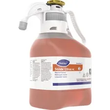 DIVERSEY DVO 95122613 — Diversey Stride Citrus HC Neutral Cleaner - Concentrate Liquid - 47.3 fl oz (1.5 quart) - Citrus Scent - 1 Each - Orange