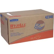 KIMBERLY CLARK KCC 42346 — Wypall L10 Utility Towels - Wipe - 9 Width x 10.25 Length - 250 / Box - 24 / Carton - White