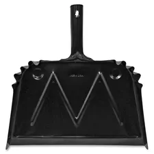 Genuine Joe GJO 85151 — Joe Heavy-Duty Metal Dustpan - 16 Wide - Metal, Steel - Black - 1 Each