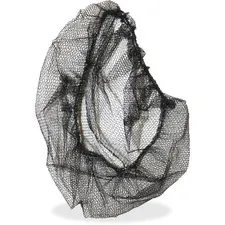 Genuine Joe GJO 85135 — Joe, GJO85135, Black Nylon Hair Net, 100 / Pack, Black - Comfortable, Lightweight, Durable, Tear Resistant - Large Size - 21 Stretched Diameter - Contaminant Protection - Nylon - Black - 100 / Pack