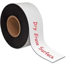 BI-SILQUE VISUAL COMMUNICATION PRODUCTS BVC FM2118 — MasterVision Magnetic Dry Erase Roll - 2 (0.2 ft) Width x 600 (50 ft) Length - White - 1 / Roll