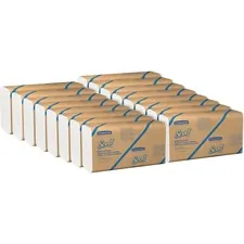 KIMBERLY CLARK KCC 01807 — Scott Multi-Fold Disposable Towels - 9.20 x 9.40 - White - Fiber - Fragrance-free, Multi-fold, Disposable - 16 / Carton