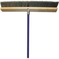 Genuine Joe GJO 20129 — Joe 24 x 60 All Purpose Sweeper, GJO20129 - Polypropylene Bristle - 24 Handle Width - 60 Handle Length - Metal Handle - 1 Each - Gray