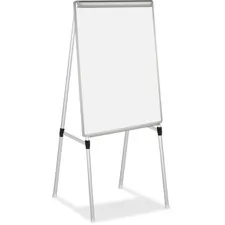BI-SILQUE VISUAL COMMUNICATION PRODUCTS BVC EA2300335MV — MasterVision Quadpod Presentation Easel - 28 (2.3 ft) Width x 40.5 (3.4 ft) Height - White Surface - Gray Aluminum Frame - Rectangle - Floor Standing, Tabletop - 1 Each