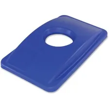 IMPACT PRODUCTS IMP 702511 — Thin Bin Round Cut Out Blue Lid - Rectangular - 1 Each - Blue