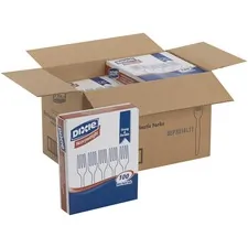 GEORGIA PACIFIC DXE FH207CT — Dixie Heavyweight Disposable Forks Grab-N-Go by GP Pro - 100 / Box - 1000 Piece(s) - 1000/Carton - 1000 x Fork - Polystyrene - White