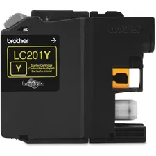 Brother LC201Y — Brother Innobella LC201Y Yellow Ink Cartridge - Inkjet - Standard Yield - 260 Pages - Yellow - 1 Each