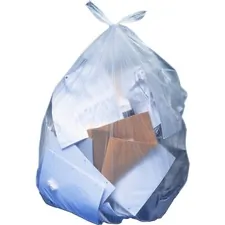 Heritage Bag Company HER H8053TCR01 — Heritage AccuFit .9mil Clear Can Liners - 55 gal - 40 Width x 53 Length x 0.90 mil (23 Micron) Thickness - Clear - 100/Carton - Can