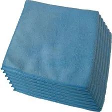 Genuine Joe GJO 39506 — Joe General Purpose Microfiber Cloth - Cloth - 16 Width x 16 Length - 12 / Bag - Blue