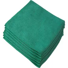 Genuine Joe GJO 39505 — Joe General Purpose Microfiber Cloth - Cloth - 16 Width x 16 Length - 12 / Bag - Green