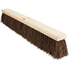 Genuine Joe GJO 99652CT — Joe 24 Push Broomhead - Palmyra Bristle - 3.50 Handle Diameter - 24 Overall Length - Lacquered Wood Handle - 12 / Carton