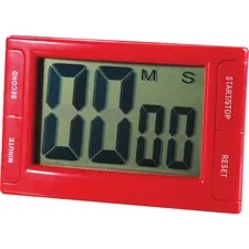Ashley Productions Inc ASH 10207 — Ashley Big Red Digital Timer - Desktop - For Kitchen - Red