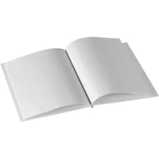 Ashley Productions Inc ASH 10700 — Ashley Hardcover Blank Book - 28 Pages - Plain - 6 x 8 - White Paper - Hard Cover, Durable - 1 Each