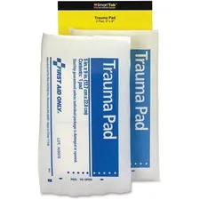 FIRST AID ONLY, INC. FAO FAE6024 — First Aid Only SmartCompliance Refill Trauma Pads - 5 x 9 - 1Each - White, Blue