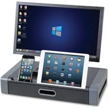 KANTEK MS760 — MONITOR STAND DRAWER SMARTPHONE SLOT