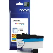Brother LC3037C - Brother LC3037C Super High-yield Cyan INKvestment Tank Ink C