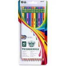 DIXON TICONDEROGA CO. DIX 13910 — Dixon Sharpened No. 2 Pencils - #2 Lead - Cedar Wood Barrel - 10 / Pack