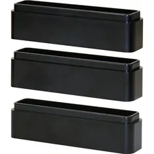 First Base DTA 02250 — DAC Stax Monitor Riser Blocks - 1.3 Height x 6 Width x 1.5 Depth - Black