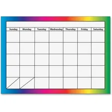 Ashley Productions Inc ASH 10096 - Ashley 1-month Dry Erase Magnetic Calendar - Academic - Mont