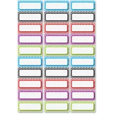 Ashley Productions Inc ASH 10077 — Ashley Dry Erase Chevron Nameplate Magnets - Magnetic - Chevron - Die-cut, Write on/Wipe off, Heavy Duty - Multicolor - Foam - 1 / Pack