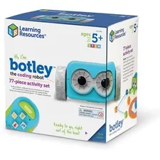 Learning Resources LRN LER2935 — Learning Resources Botley the Coding Robot Activity Set - Theme/Subject: Learning - Skill Learning: STEM, Material Detection, Navigation, Coding, Critical Thinking, Problem Solving, Logic - 5 Year & Up - 77 Pieces - Multi