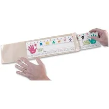 Ashley Productions Inc ASH 10403 — Ashley Nameplate Pocket - Off White - Plastic - 19 Width - 25 / Pack