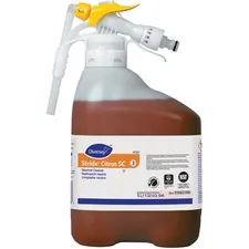 DIVERSEY DVO 93063390 — Diversey Stride Citrus Neutral Cleaner - Concentrate Liquid - 153.6 fl oz (4.8 quart) - Citrus Scent - 1 Each - Orange