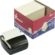 National Industries For the Blind 7530015652771 — SKILCRAFT Fan-Fold Self-stick Note Pads Dispenser - 3 x 3 - Square - 100 Sheets per Pad - Wide Ruled - Yellow - Fanfold, Repositionable, Recyclable, Adhesive, Self-stick - 12 / Pack - TAA Compliant