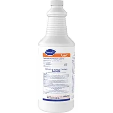 DIVERSEY DVO 100842725 — Diversey Avert Sporicidal Disinfect Cleaner - Ready-To-Use Spray - 32 fl oz (1 quart) - Chlorine Scent - 12 / Carton - Yellow