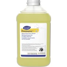 DIVERSEY DVO 94996466 — Diversey Prominence Heavy Duty Floor Cleaner - Liquid - 84.5 fl oz (2.6 quart) - Citrus Scent - 2 / Pack - Yellow