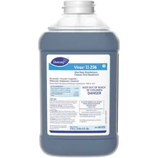 DIVERSEY DVO 04329 — Diversey Virex II 256 Disinfectant Cleaner - Concentrate Liquid - 84.5 fl oz (2.6 quart) - Minty Scent - 2 / Carton - Blue