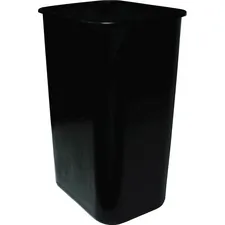 Genuine Joe GJO 00061 — Joe 41-Quart Wastebasket - 10.25 gal Capacity - Durable, Sturdy, Dent Resistant, Chip Resistant, Rust Resistant, Long Lasting - 19.9 Height x 9.4 Width x 15.2 Depth - Polyethylene - Black - 1 Each