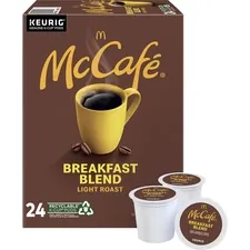 Keurig GMT 8041 — McCafe Breakfast Blend Coffee K-Cup - Compatible with Keurig Brewer - Caffeinated - Breakfast Blend - Light - 24 / Box