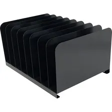 Huron HUR HASZ0146 — Huron Vertical Desk Organizer - 8 Compartment(s) - 7.8 Height x 11 Width x 15 Depth - Durable - Black - Steel - 1 Each