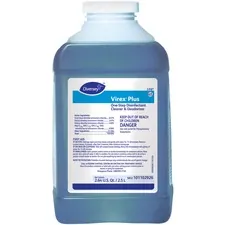 DIVERSEY DVO 101102926 — Diversey Virex Plus Disinfectant Cleaner - Concentrate Liquid - 84.5 fl oz (2.6 quart) - Surfactant Scent - 2 / Carton - Blue