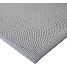 Genuine Joe GJO 00085 — Joe Air Step Mat - Multipurpose - 36 Length x 24 Width x 0.38 Thickness - Rectangle - Vinyl Foam - Gray