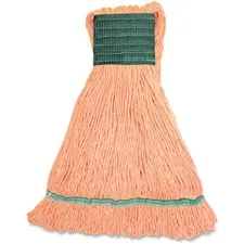 Genuine Joe GJO MOR5B — Joe GJOMOR5B, Synthetic Blend Medium Mophead, 1 Each, Orange - Synthetic Fiber, Cotton, Rayon